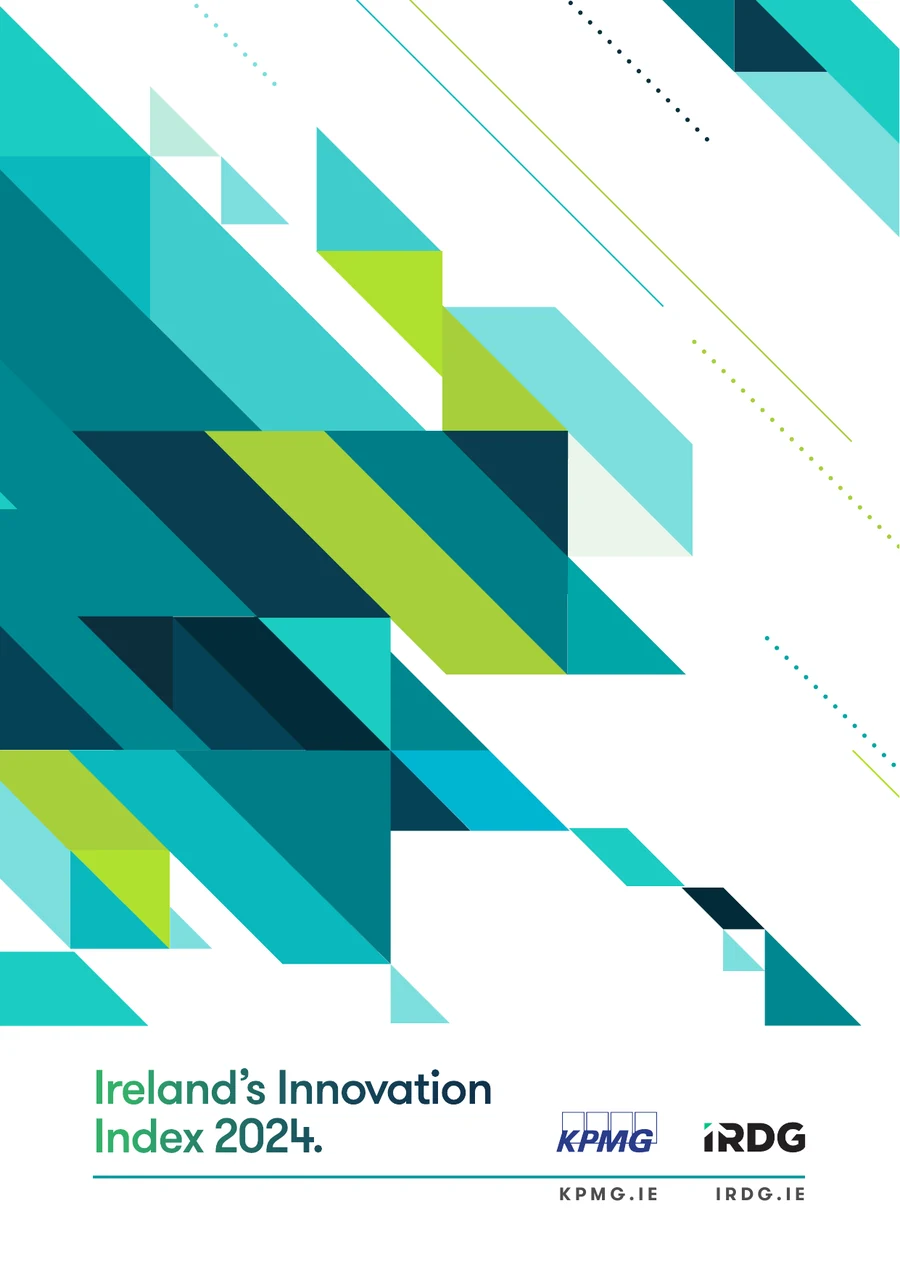 Cover of Ireland's Innovation Index 2024, published by IRDG with KPMG.